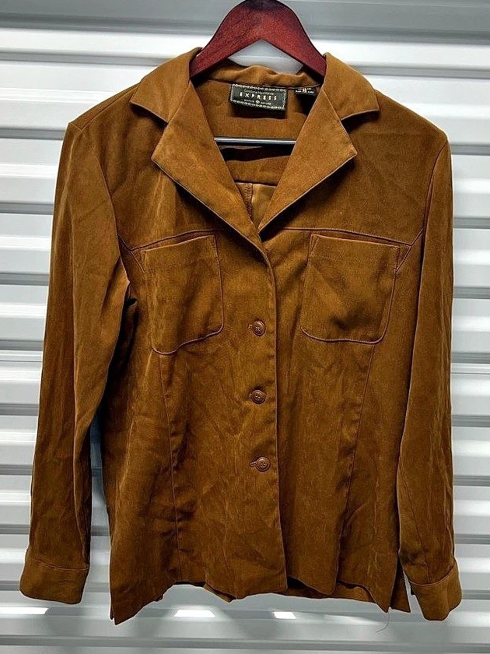 Vintage Express Brown Jacket Size Medium